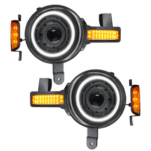 Oracle 2021+ Ford Bronco Oculus  Bi-LED Projector Headlights - Amber/White Switchback SEE WARRANTY