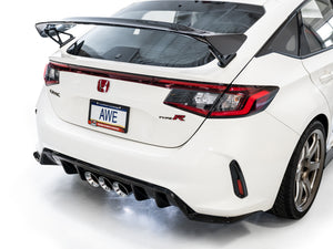 AWE Tuning 2023 Honda Civic Type R FL5 Track Edition Exhaust w/ Triple Chrome Silver Tips