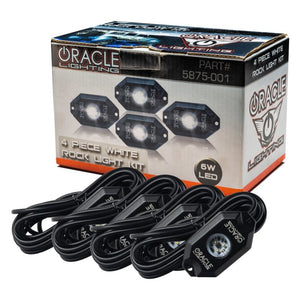 Oracle Underbody Wheel Well Rock Light Kit - White (4PCS) - 5000K SEE WARRANTY