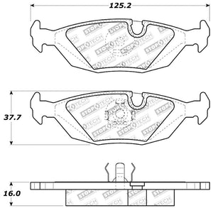 StopTech Performance Rear Brake Pads