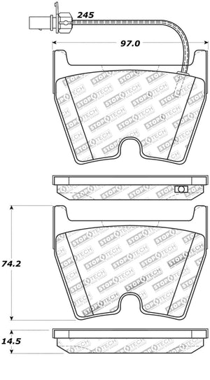 StopTech Street Touring Brake Pads