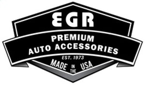 EGR 2019 Chevy 1500 Crew Cab Tape-On Window Visors - Set of 4 Dark Smoke