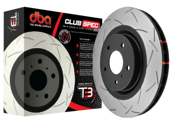 DBA 2020+ Chevrolet Corvette C8 J55 Z51 Front Slotted 4000 Series Rotor