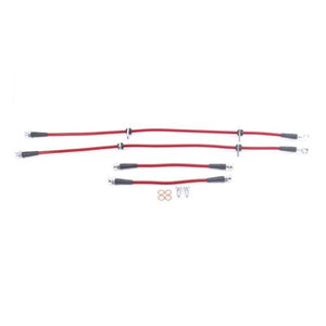 Power Stop 92-95 Honda Civic Front & Rear SS Braided Brake Hose Kit