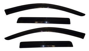 AVS 11-18 Mitsubishi Outlander (Excl. Sport) Ventvisor Outside Mount Window Deflectors 4pc - Smoke