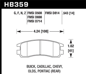 Hawk HPS Street Brake Pads