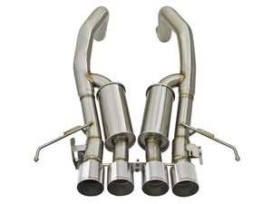 aFe MACHForce XP 3in-2 1/2in Axle Back 304SS Exhaust w/ Polished Tips 15-17 Chevy Corvette Z06