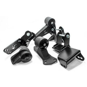 Innovative 96-00 Civic K-Series Black Steel Mounts 75A Bushings (EG/DC Subframe)