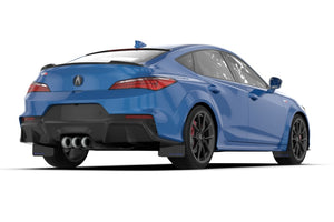 Rally Armor 23-24 Acura Integra A-Spec Black UR Mud Flap W/Blue Logo (No Drilling Req.)