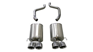 Corsa 2005-2007 Chevrolet Corvette (C6) 6.0L/6.2L Polished Xtreme Axle-Back Exhaust w/4.5in Tips