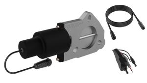 QTP 2.25in Bolt-On QTEC Electric Cutout Valve - Single