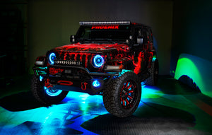 Oracle Jeep Wrangler JK/JL/JT High Performance W LED Fog Lights - ColorSHIFT - Dynamic SEE WARRANTY