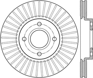 Stoptech 14-16 Ford Fiesta Front Cryo Rotor