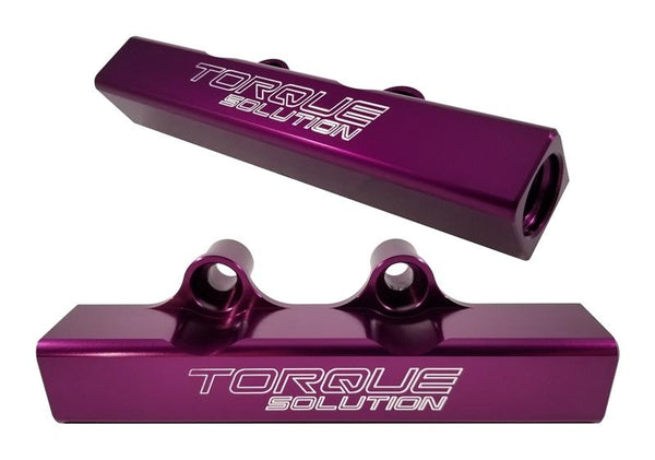 Torque Solution Top Feed Fuel Rails: 02-14 Subaru WRX / 07-18 STI - Purple