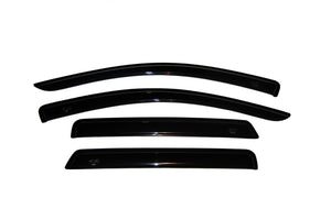 AVS 08-18 Dodge Journey Ventvisor Outside Mount Window Deflectors 4pc - Smoke