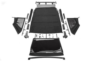 Rampage 2021-2023 Ford Bronco Frameless Trail Top 4-Door - Black