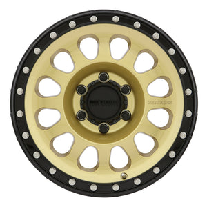 Method MR315 17x8.5 0mm Offset 6x135 87mm CB Gold/Black Street Loc Wheel