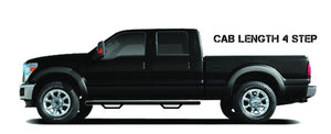 N-Fab Nerf Step 09-17 Dodge Ram 1500 Crew Cab - Tex. Black - Cab Length - 3in