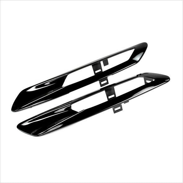 AutoTecknic Gloss Black Fender Light Trim BMW F10 5-Series