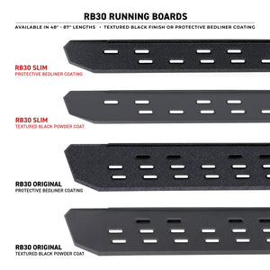 Go Rhino RB30 Running Boards 48in. - Tex. Blk (Boards ONLY/Req. Mounting Brackets)