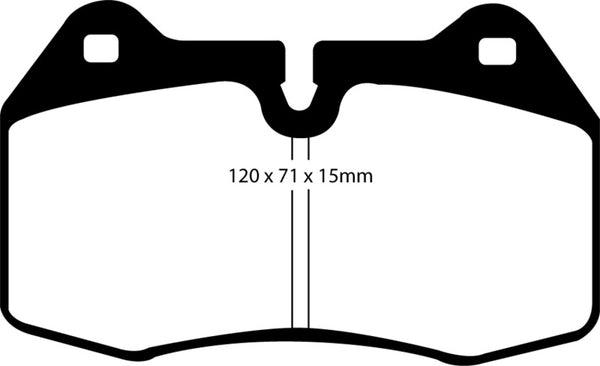 EBC 03-04 Infiniti G35 3.5 (Manual) (Brembo) Redstuff Front Brake Pads