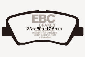 EBC 13+ Hyundai Elantra 1.8 Redstuff Front Brake Pads