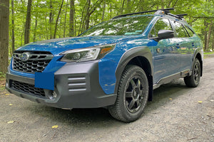 Rally Armor 2022 Subaru Outback Wilderness Black Mud Flap Blue Logo