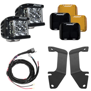 Rigid Industries 14-20 Toyota Tundra A-Pillar Light Kit (Includes D-SS Flood)