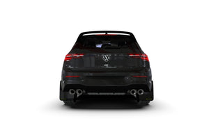 Rally Armor 2022 MK8 Volkswagen Golf GTI/R Red UR Mud Flap w/ White Logo