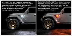 Oracle Sidetrack LED System For Jeep Wrangler JL/ Gladiator JT SEE WARRANTY