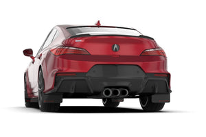 Rally Armor 23-24 Acura Integra + Integra A-Spec Black UR Mud Flap W/White Logo (No Drilling Req.)