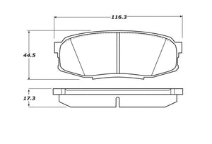 StopTech 07-17 Toyota Tundra Street Performance Rear Brake Pads