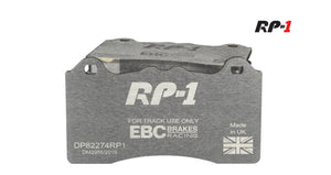 EBC Racing 13-15 Porsche 911 (991) GT3 (Cast Iron Disc Only) RP-1 Race Front Brake Pads