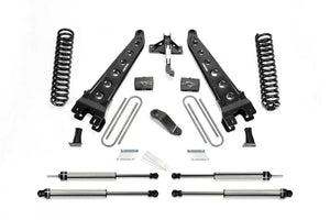 Fabtech 19-20 Ford F450/F550 4WD Diesel 6in Rad Arm Sys w/Coils & Dl Shks