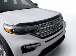 AVS 20-22 Ford Explorer (Excl. Vehicles w/Hood Lettering) Aeroskin Low Profile Hood Shield - Smoke