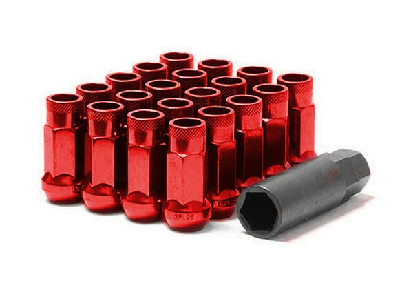 Wheel Mate Muteki SR48 Open End Lug Nuts - Red 12x1.25 48mm